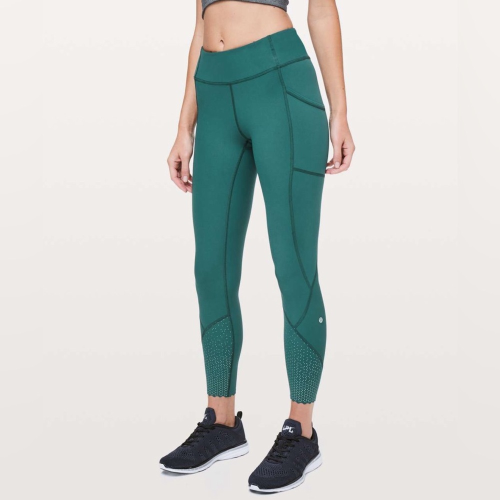 Lululemon Tight Stuff Tight II 25“ Green Size 4